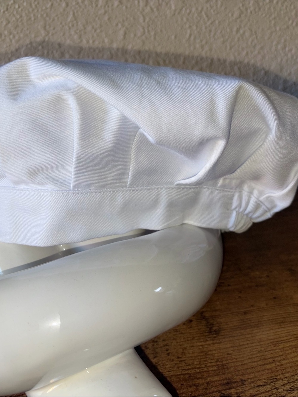 Kids Chef Hat LE CREUSET White Rainbow Logo Cotton Blend Youth Child - Picture 3 of 9